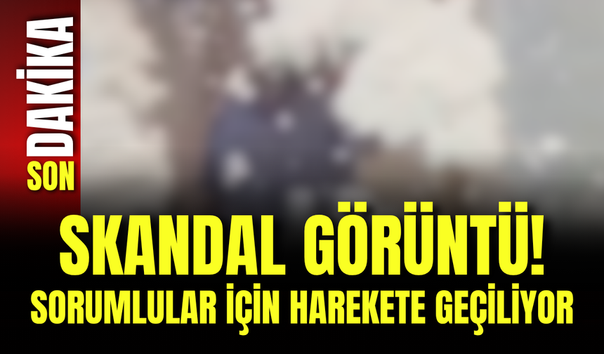 Skandal Görüntü! Sorumlular İçin Harekete Geçiliyor