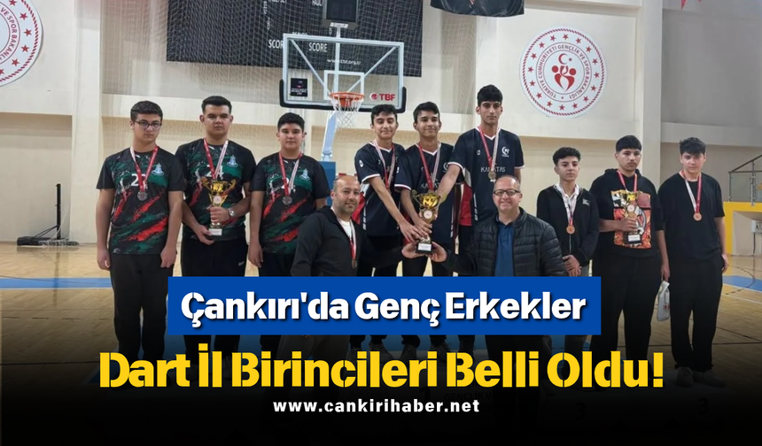 Çankırı'da Genç Erkekler Dart İl Birincileri Belli Oldu!