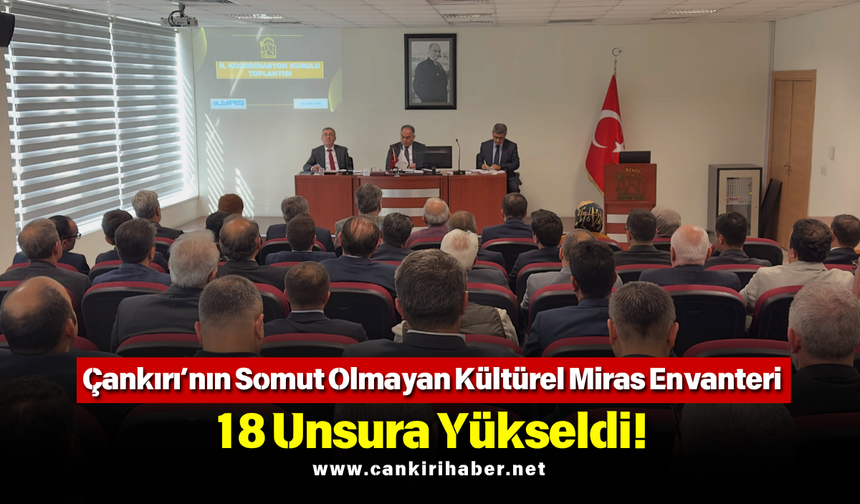 Çankırı’nın Somut Olmayan Kültürel Miras Envanteri 18 Unsura Yükseldi!