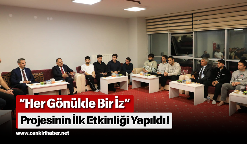 “Her Gönülde Bir İz” Projesinin İlk Etkinliği Yapıldı!