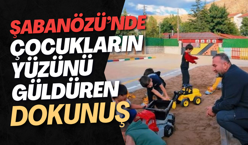 Şabanözü’nde Çocukların Yüzünü Güldüren Dokunuş
