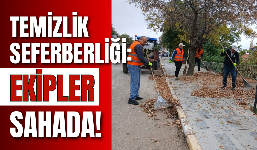 Temizlik Seferberliği: Ekipler Sahada!
