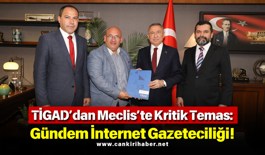 TİGAD’dan Meclis’te Kritik Temas: Gündem İnternet Gazeteciliği!